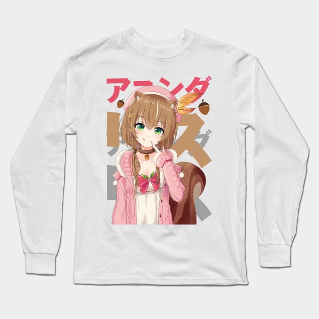 Hololive ID - Ayunda Risu Long Sleeve T-Shirt by naderu